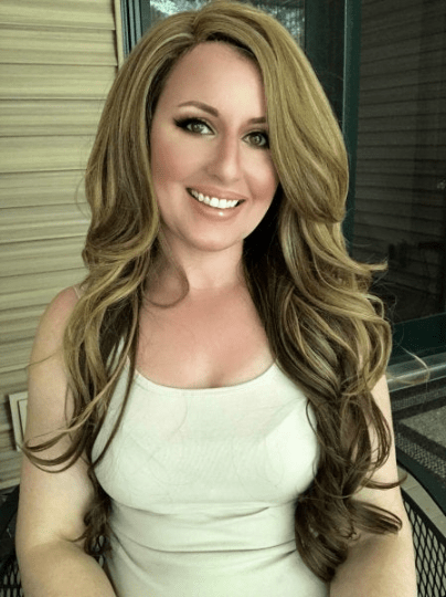 Loose Curl Heat Resistant Fiber Human Hair Blend Long Hair Lace Wig - Beauty Blessing Wigs & Hair Extensions Boutique