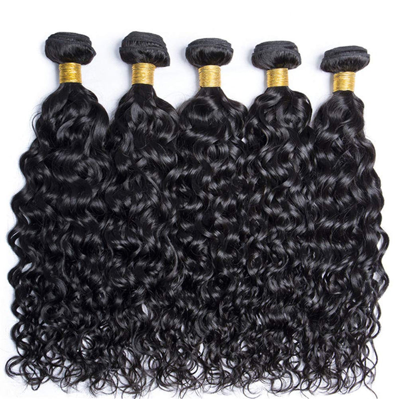 Water Wave Peruvian Remy Human Hair Bundles Unprocessed Water Wave Curly Human Hair Weave Hair Extensions - Beauty Blessings LLC