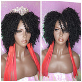 Afro Coil Bantu Knot Twist Out Kinky Twist Hair Full Cap Natural Wig Natural Hairstyle Wig Afro Twist Hair Wig - Beauty Blessing Wigs & Hair Extensions Boutique