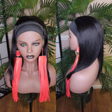 Headband Wig Straight Hair Brazilian Remy 100% Human Hair Natural Hair Wig Hair Wrap Trendy Affordable Headband Wig - Beauty Blessing Wigs & Hair Extensions Boutique