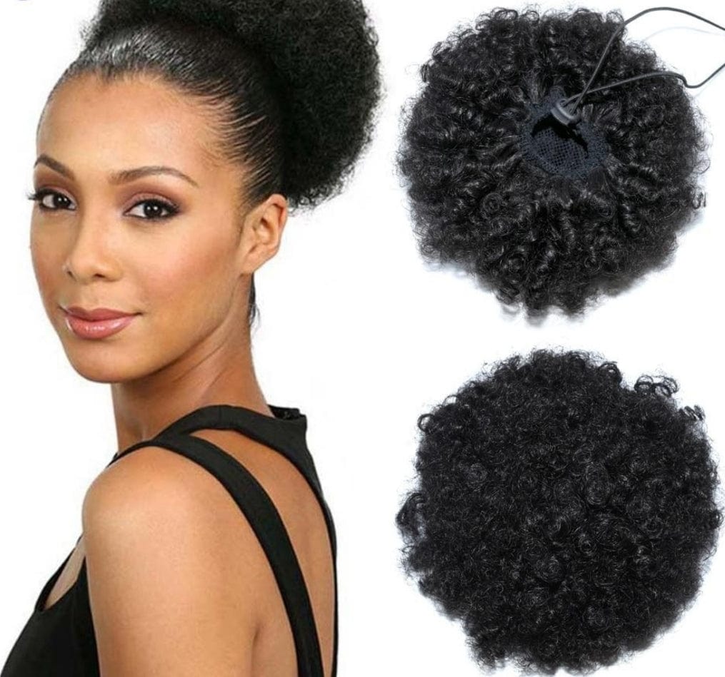 Afro Kinky Curly Ponytail Human Hair Ponytail – Beauty Blessings