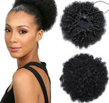 Afro Kinky Curly Ponytail Human Hair Ponytail