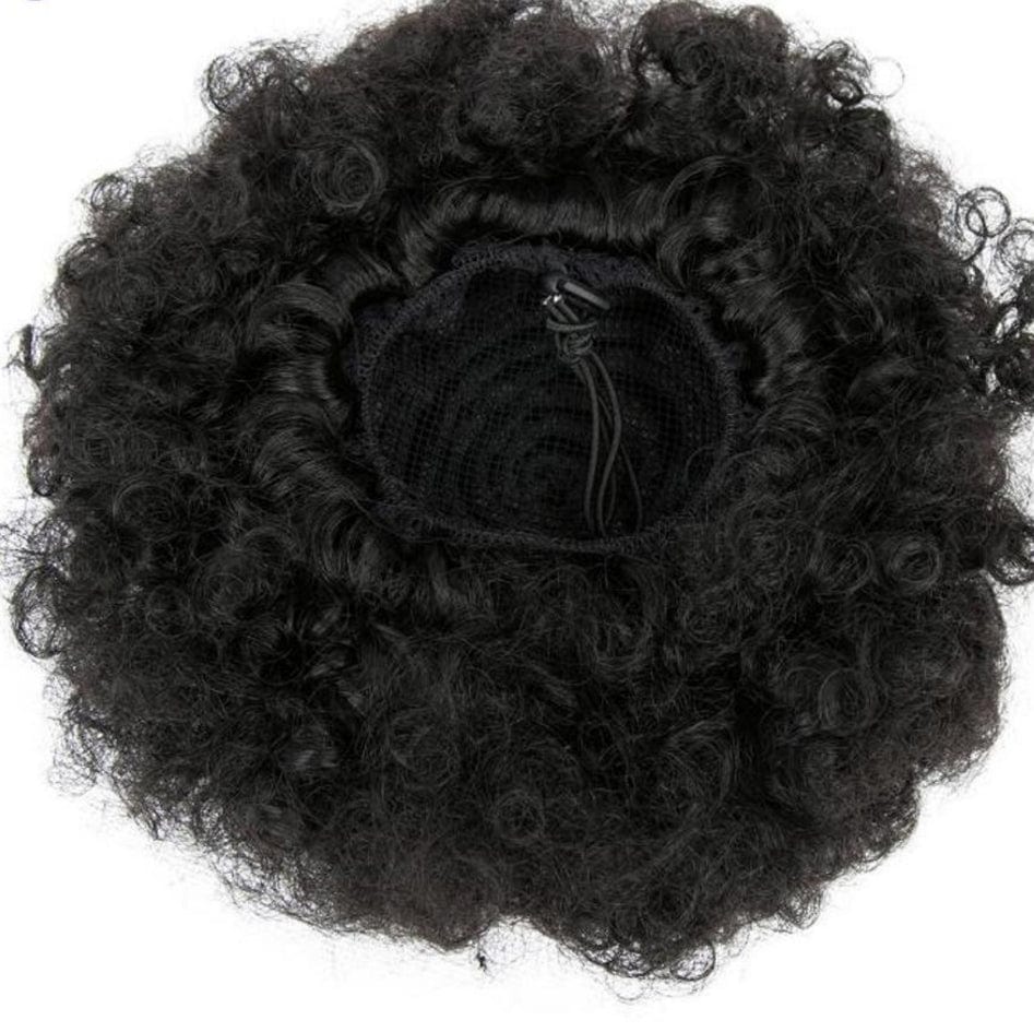 Afro Kinky Curly Ponytail 100% Human Hair Ponytail - Beauty Blessing Wigs & Hair Extensions Boutique