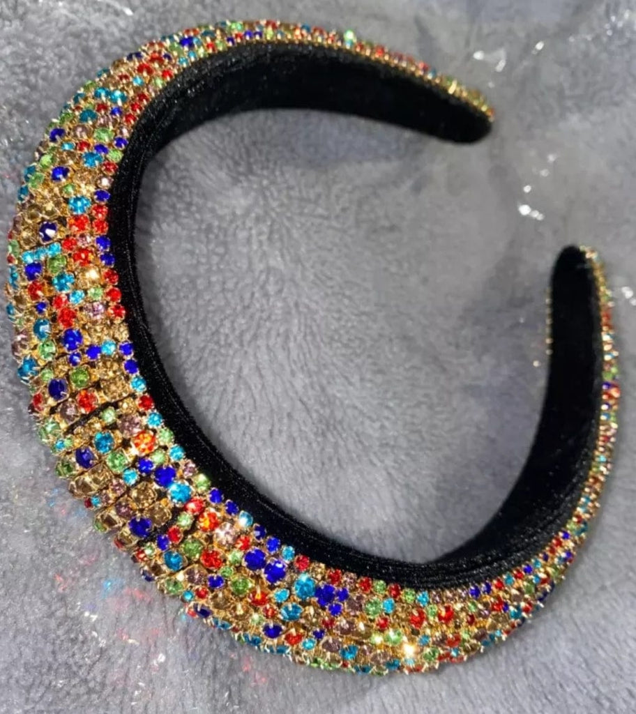 Headband Faux Diamond Rhinestone Sparkle Headband Birthday Gifts Christmas Gifts Gifts for Girls Hair Tiara Headband - Beauty Blessing Wigs & Hair Extensions Boutique