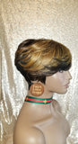 Pixie Short Cut Layered Bang Style Hair Premium Fiber Wig Vogue Hair - Beauty Blessing Wigs & Hair Extensions Boutique
